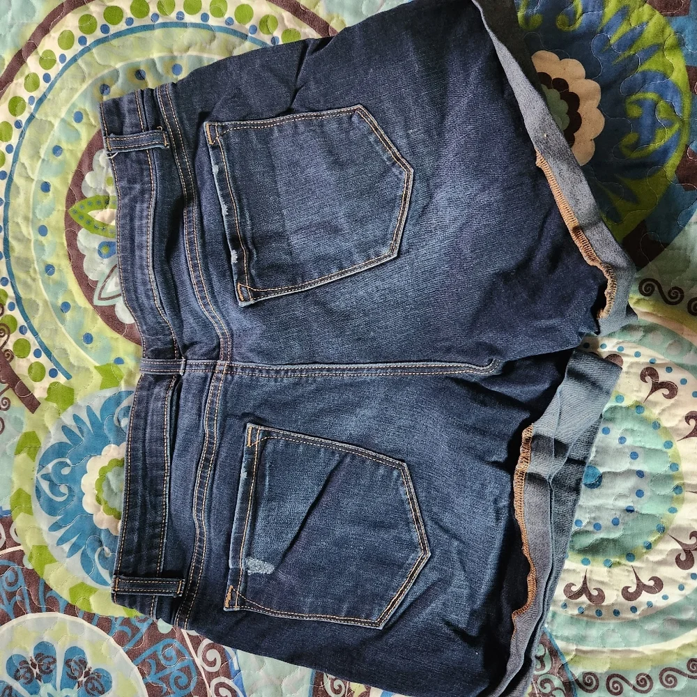 Womens Apt 9 Denim Blue Women's Shorts - Picture 7 of 9